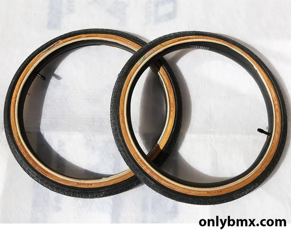 Tioga Comp Ramp Freestyle BMX Tyres – Black – NOS