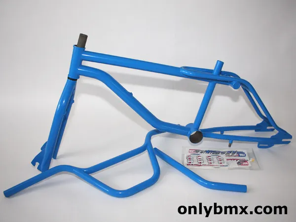 GT Pro Freestyle Tour Frame Set, Bars, Seat Post – Blue