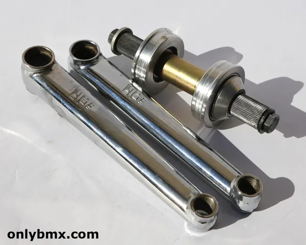 GT BMX Cranks by Profile Racing – Chrome – 180mm