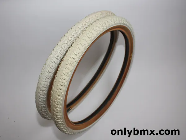 GT BMX Freestyle Tyres – NOS – White