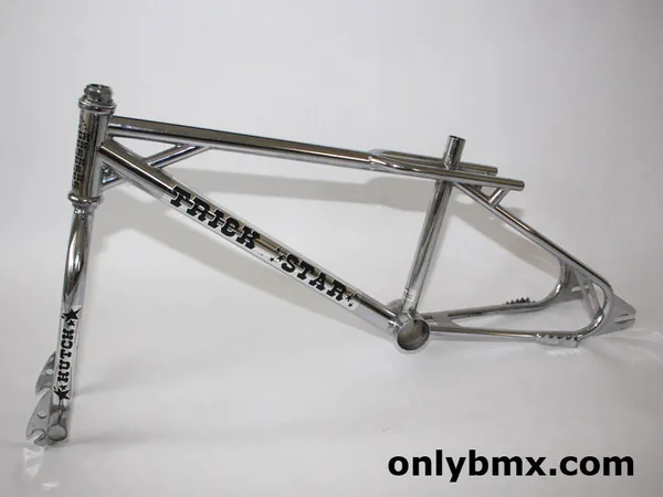 Hutch Trick Star BMX Frame Set – Chrome