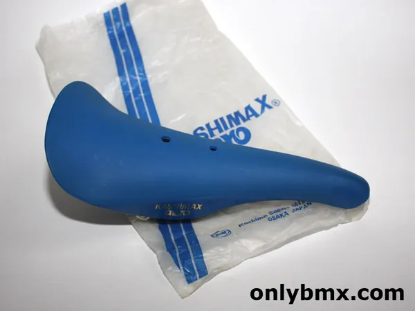 Kashimax Aero BMX Seat – Blue – NOS