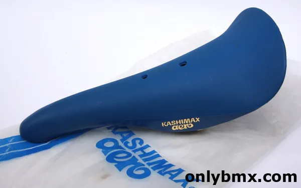 Kashimax Aero BMX Seat – Blue – NOS