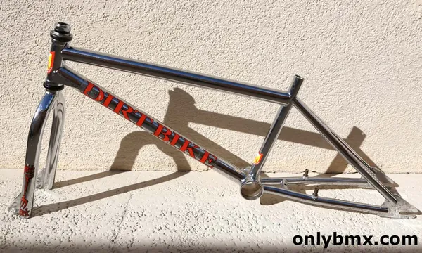 S&M Dirt Bike BMX Frame and Pitchforks – Chrome